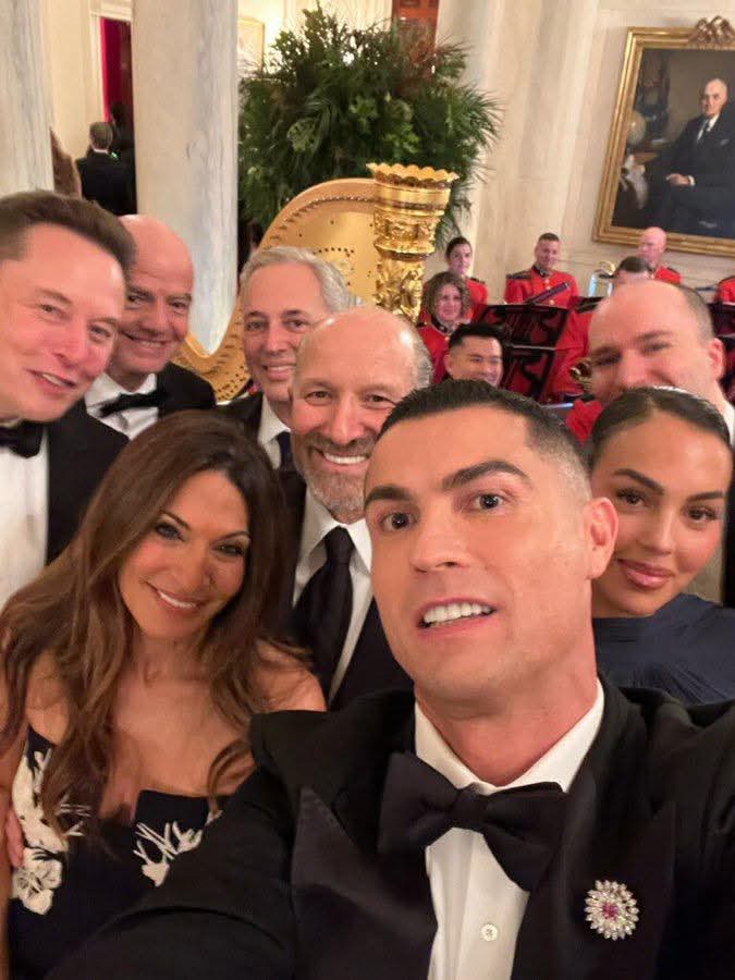 CRISTIANO RONALDO AT THE WHITE HOUSE
